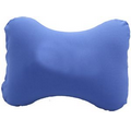 Worthy Blue Machine-Washable Lumbar Pillow